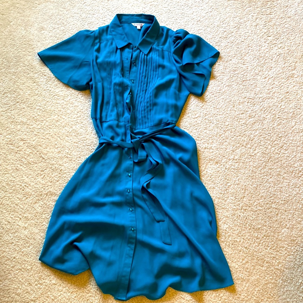 Blue dress